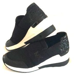 Wedged MK slip on sneakers
